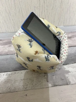 Tom & Jerry XL iPad Pro Cushion iPad Holder kindle tablet Large Beanbag stand - Image 1 of 4