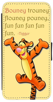 Tigger Winnie Pooh for iPhone/Pixel/Galaxy Printed Flip/Wallet Phone Case (K - Image 1 of 4