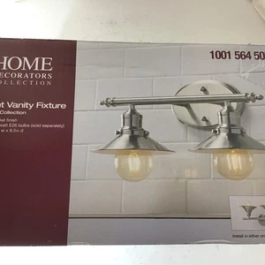 Home Decorators Glenhurst 16" 2-Light Vanity Fixture Brushed Nickel 1001 564 507 - Picture 1 of 5