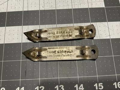 Lote de 2 abrebotellas de cerveza Lone Star vintage, cerveza Texas Foto 1 de 2