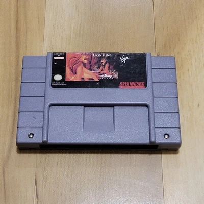 Carro El Rey León Disney para Nintendo SNES Super Nintendo solo probado funcionando Foto 1 de 2