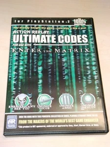 Enter the Matrix Action Replay Ultimate Codes PS2 Playstation 2 - Imagen 1 de 2