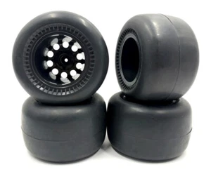 Set pneumatici camion 1/10 (4) per Tamiya WR02 CW-01 telaio LUNCH BOX camion rc auto giocattolo - Foto 1 di 3