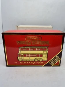 Matchbox Models of Yesteryear Y-10 1931 AEC Trolley Bus 'Diddler' - NEW Vintage  - Picture 1 of 9