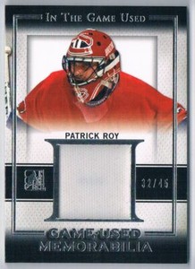 2016-17 LEAF IN THE GAME USED MEMORABILIA PATRICK ROY 32/45 #GU-19