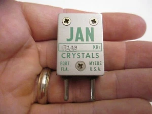 FT243 7143 (7145) KC kHz 40 meter Ham Radio crystal 40m TESTED - Zdjęcie 1 z 5