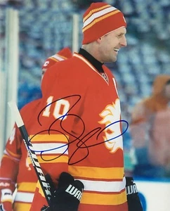 Foto firmada de Gary Roberts Calgary Flames 8x10 - Imagen 1 de 1
