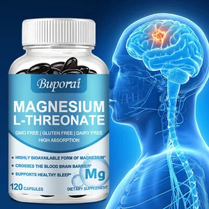 Magnesium L-Threonate 2000mg - Brain & Nervous System Health, Memory and Focus - Picture 1 of 12