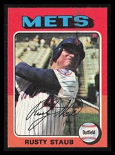 Rusty Staub 1975 Topps #90  New York Mets