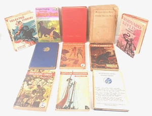 Rudyard Kipling Book Bundle x 11, Hardcover and Paperback, See Titles Below, GC - Picture 1 of 3