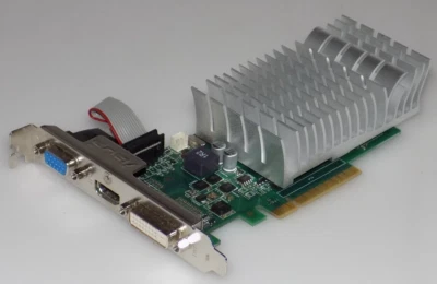 Asus NVIDIA GT710 1GB Passive Cooling PCIE VGA/DVI/HDMI Graphics Card - Image 1 of 4