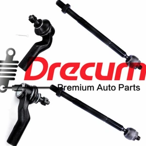 4Pcs Steering Inner Outer Tie Rod End Link For Mazda 3 and Mazda 5 - Picture 1 of 4