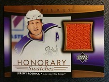 2005-06 UD Trilogy Honorary Swatches HS-JR Jeremy Roenick