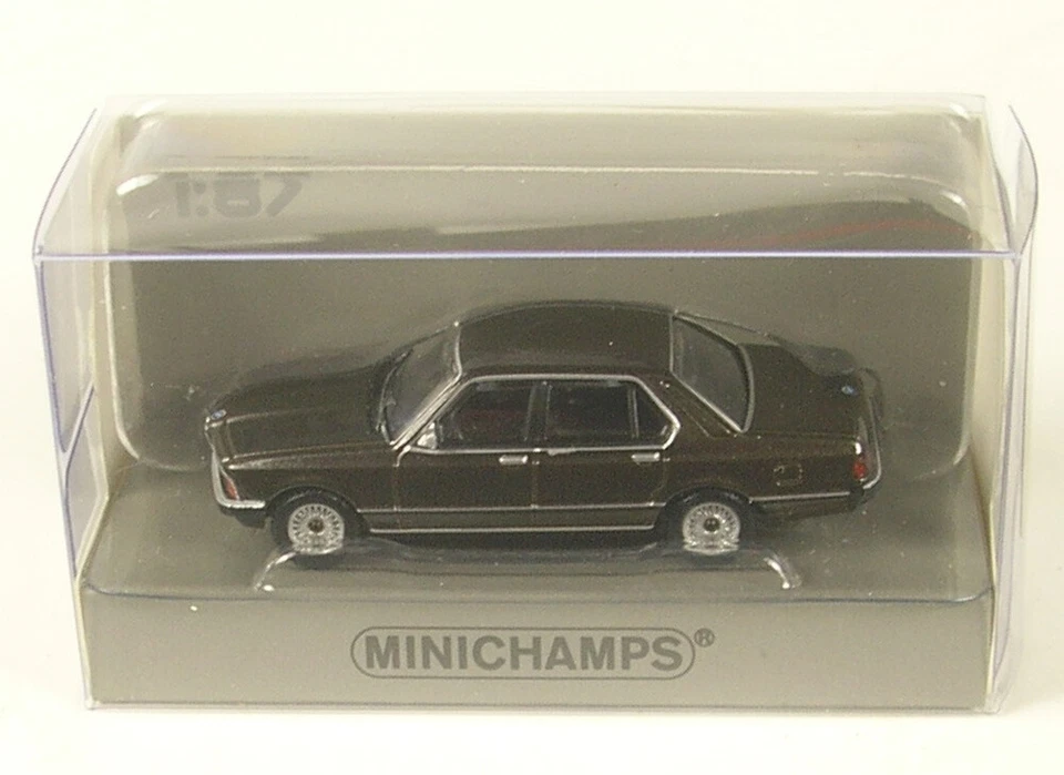 BMW 733I (E23) Marrone Metallico 1977 1:87 Minichamps - Immagine 1 di 1