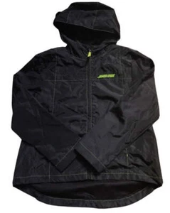 Santa Cruz schwarze Damenjacke mit Kontraststreifen Größe 8 Muster 50 % Rabatt - Bild 1 von 2