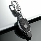 Leather+Alloy Car Key Case Cover For Mercedes Benz C200 Glc 260L Gls Gla Gle Cla