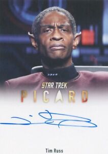 EL Star Trek Picard S2&3 Autograph A87 of Tim Russ as Tuvok Full Bleed