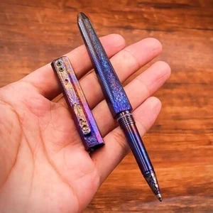 EDC Titan Meteoriten Muster Taschenkugelschreiber Büro Signatur Schreibwaren - Bild 1 von 19