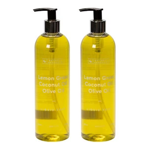 Lemongrass, Coconut Oil & Olive Oil Liquid Soap 500ml Multipack (x2) - Picture 1 of 2