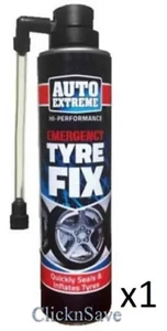 300ML INSTANT QUICK FIX SEALS INFLATE TYRE REPAIR FOAM FOR CAR BIKE CYCLE Tires - Picture 1 of 1