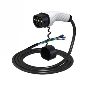 Open End EV Charging Cable Replacement Type 2, 7kW 32A 1 Phase, 110-250V, 5m - Picture 1 of 9