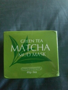 Green Tea Matcha Facial Mud Mask Removes Blackheads Reduces Wrinkles Nourishing - Picture 1 of 5