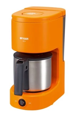 Tiger Coffee Maker 6 Cups Stainless Steel Server Orange ACC-S060-D from Japan - Image 1 of 3