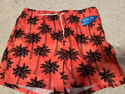 NWT - Men’s Wave Zone Palm Trees Swim Trunks Board Shorts Size XL - Image 1 of 4