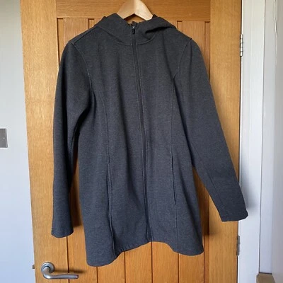 Men's Land's End Jacket Hoodie Zip Up Jersey Grey Pockets  - UK Medium - Image 1 of 4