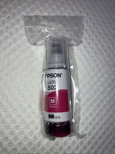GENUINE Sealed Epson 502 Magenta 70ML Ink Bottle - Picture 1 of 2