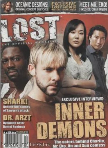 REVISTA OFICIAL PERDIDA - PORTADA CHARLIE - MR EKO - SUN & JIN #3A - DEMONIOS INTERNOS Foto 1 de 1