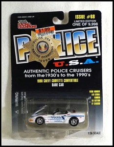 Racing Champions 98 Chevy Corvette Sarasota DARE Police Car Issue #68 #Z1094 - Picture 1 of 5