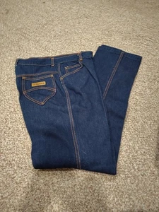 Vintage P.S. Gitano Jeans Size 12 Blue Denim High Waist Dark Wash NWOT - Picture 1 of 6