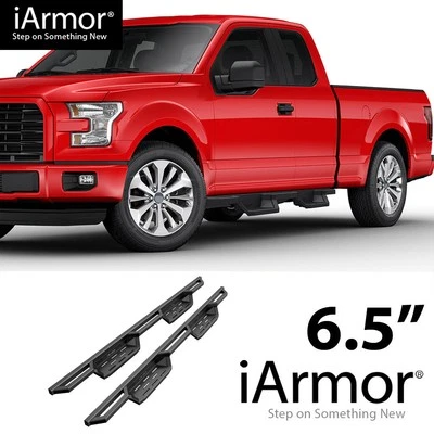 APS 6.5" Pocket Steps Steel Armor for 15-25 Ford F150 Super Cab&17-25 F250 Foto 1 de 4