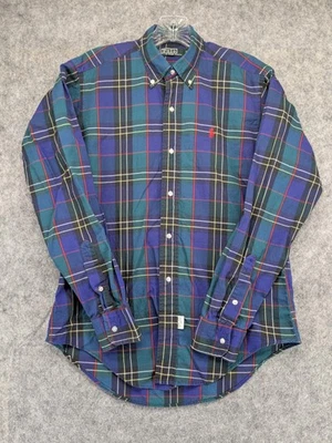 Vintage Polo Ralph Lauren Shirt Boys 18 Plaid Button Down Made USA 90s - Image 1 of 4