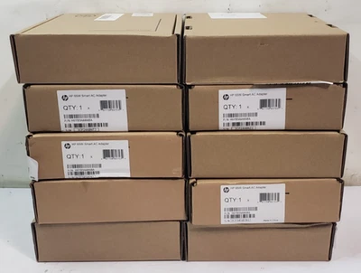 Cargador | Adaptador de CA Inteligente HP 65W (Pequeña Punta Azul) Lote de 10 Foto 1 de 2