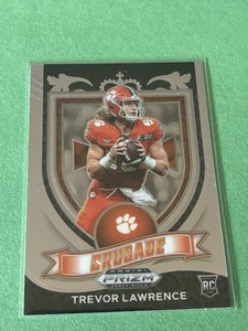 2021 Panini Prizm Draft Picks Trevor Lawrence Crociata RC Inserto Clemson - Foto 1 di 1