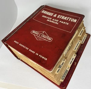 Briggs & Stratton enorme manual de servicio y piezas años 60’s 70’s - Imagen 1 de 3
