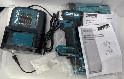 Makita XDT13 18V Destornillador de Impacto Inalámbrico Sin Escobillas, Cargador y Bolsa NOB Sin Batería Foto 1 de 4