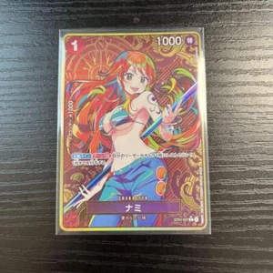 ONE PIECE Card Nami ST01-007 Parallelo con Oro IL MIGLIOR Storage Box Set Hobby - Foto 1 di 10