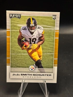 JUJU SMITH-SCHUSTER STEELERS 2017 PANINI PLAYOFF FOOTBALL ROOKIE CARD  #225 - Image 1 of 2