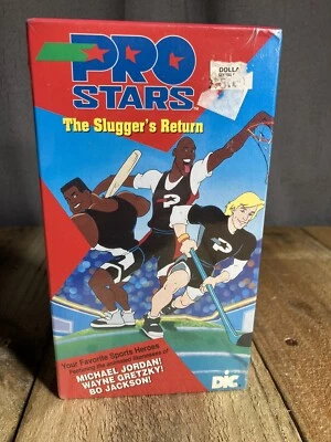 SEALED VHS Pro Stars The Sluggers Return Michael Jordan Bo Jackson Wayne Gretzky - Image 1 of 4