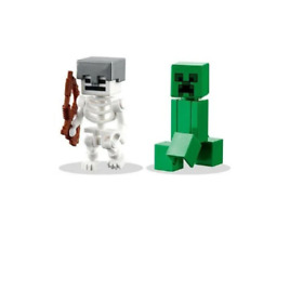 Lego Minecraft Creeper min012 and Skeleton min032 21118 21127 21244