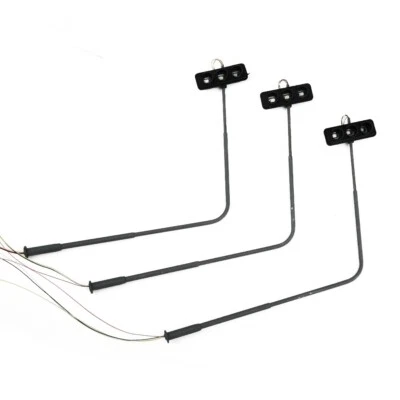 3er Set Maßstab H0 Ampeln mit LEDs passend für 1 87 Modellbahn - Bild 1 von 4