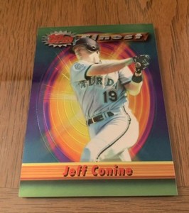 1994 Topps Finest Baseball  Jeff Conine Mint In Case 4x5.5 Card