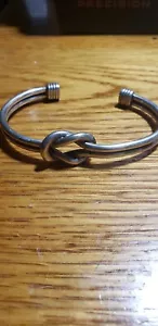 Early Stamped "Gucci 925 Italy" Sterling Silver Knot Bracelet Vintage 70-80s VGC - Picture 1 of 9