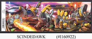 GREAT BRITAIN - 2022 TRANSFORMERS THE DINOBOTS MIN/SHT MNH SELF-ADHESIVE STAMPS - Picture 1 of 1