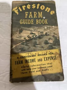Firestone Farm Guide Book 1953 registro de ingresos y gastos agrícolas - Imagen 1 de 3