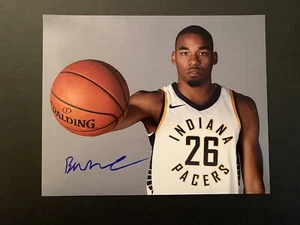 Ben Moore Signed 8x10 Photo Auto Indiana Pacers SMU Mustangs Autograph COA - Foto 1 di 1