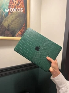 Funda Carcasa Cocodrilo Verde Oscuro Para MacBook Air 13 15 MacBook Pro 13 14 16 - Imagen 1 de 32